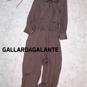 GALLARDAGALANTE ボウタイ サテン オールインワン