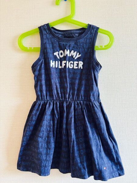 トミーヒルフィガー 女の子 キッズ ノースリーブワンピース