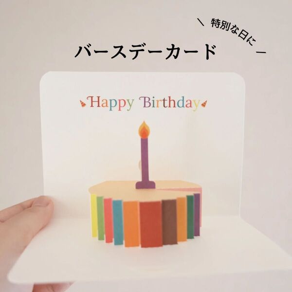 飛び出すバースデーカードセット 誕生日ギフト