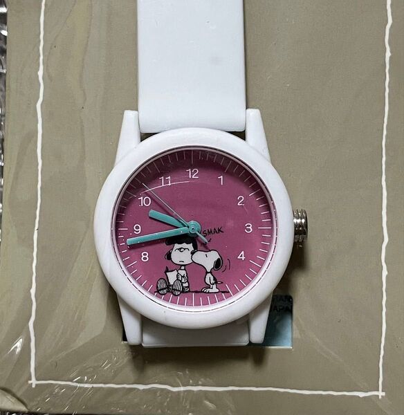 新品未使用 ラバーポップウォッチ PEANUTS ピーナッツ スヌーピー 白