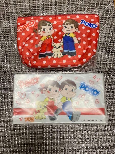 新品未使用 ペコちゃん ポーチ マルチケース