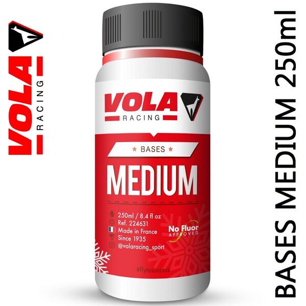 VOLA BASES MEDIUM リキッド 250ml mx swix toko holmenkol ワックス 液体 ガリウム