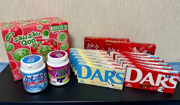 お菓子まとめ売り ぷるんぷるんQoo かむかむ 紗々 DARS