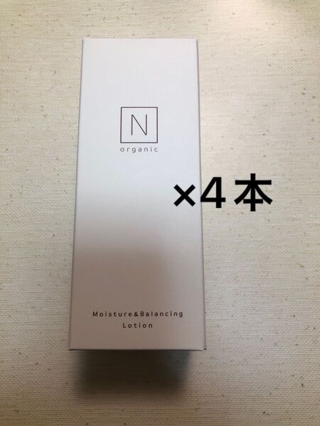 N organicエヌオーガニック モイスチュア&バランシングローション 100ml(化粧水)×4本
