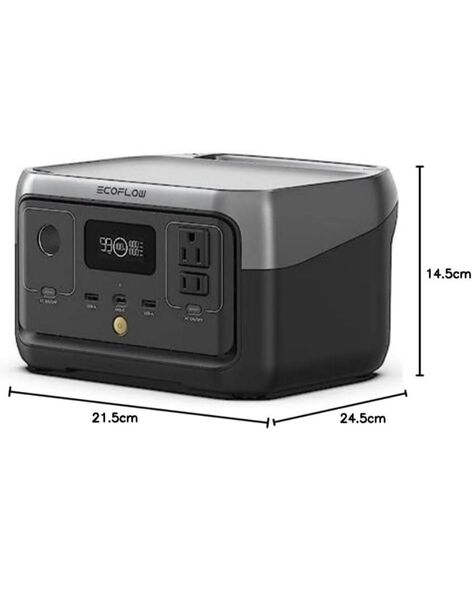 ポータブル電源 RIVEREcoFlow ポータブル電源 RIVER 2|リバー 2 2個 60分満充電 リン酸鉄リチウムイオン