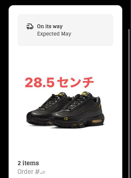 Corteiz Nike Air Max 95 Tour Yellow Honey Black 28.5 ナイキ エアマックス95