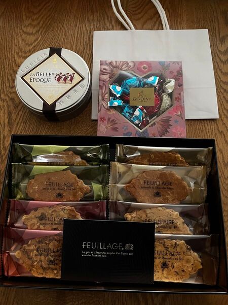 最終!お菓子詰合せ ルピシア 紅茶 ゴディバ チョコレート モロゾフ ファヤージュ 高級チョコレート