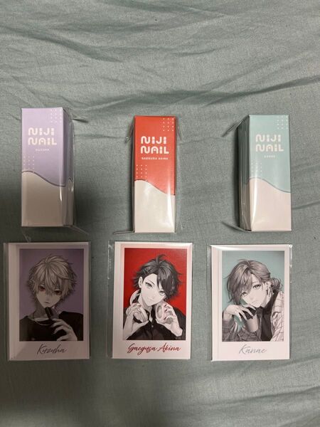 にじさんじ Classyネイルポリッシュ&特典カード付き|叶・葛葉・三枝明那