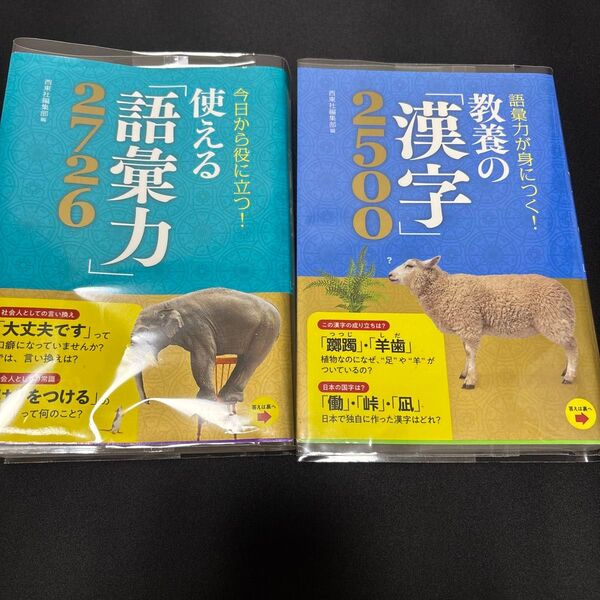 語彙力up! 2冊セット 西東社 漢字 勉強