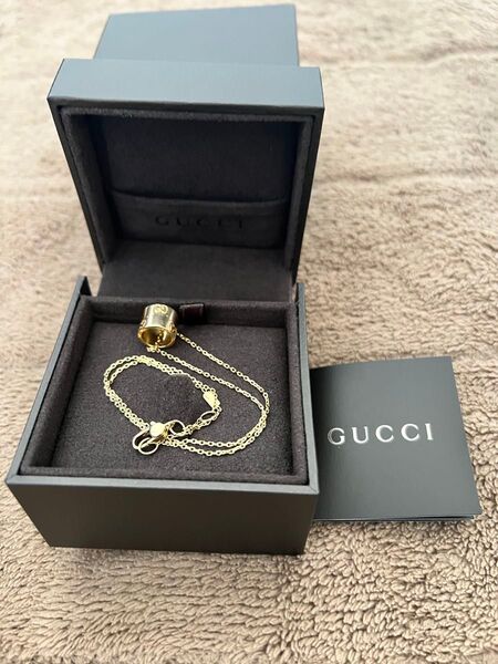 極美品 GUCCI グッチ GGアイコンペンダントネックレス