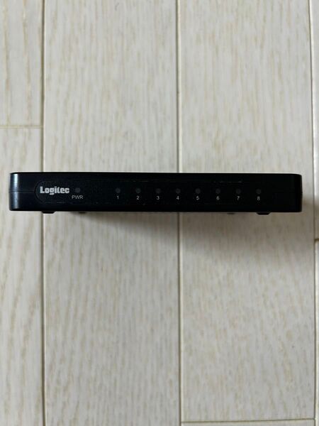 Logitec 8ポート スイッチングハブ LAN-GSW08/PSB