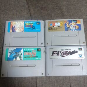 【4本セット】スーパーファミコン ゲームソフト