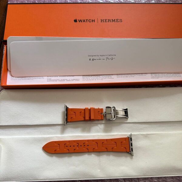 Apple Watch 41mm他対応 HERMES キリム シンプルトゥール ディプロイアントバックル 美品 MTHV3FE/A