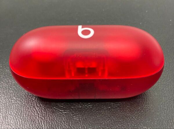 【美品】Beats Solo Buds【充電ケース・トランスペアレントレッド】
