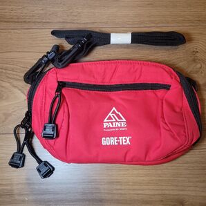 新品未使用 PAINE GORE-TEX ボディバッグ 赤 ショルダーバッグ 赤 レッド 山登り 登山