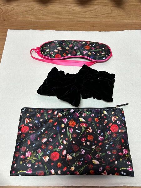 ◆LANVIN◆ポーチ◆アイマスク◆シュシュ◆3点セット