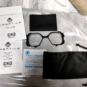【VR専用メガネ】MetaQuest3用、内部装着メガネ【VRsatile】