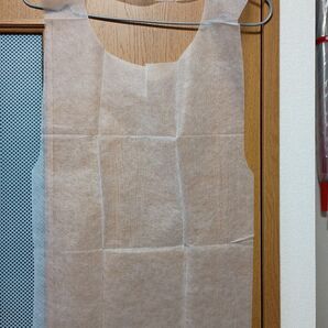 使い捨てエプロン フリーサイズ ホワイト 新品未使用450枚(50枚×9)