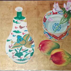 BT-0004 オリジナル 「静物Ⅶ」作家 辻川充彦 油彩画 F10 額装無 送料無料