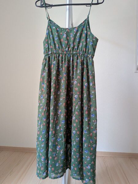 LOWRYS FARM ローリーズファーム 花柄ワンピース L