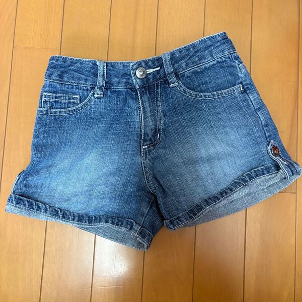 デニム ショートパンツ 140 女の子 キッズ