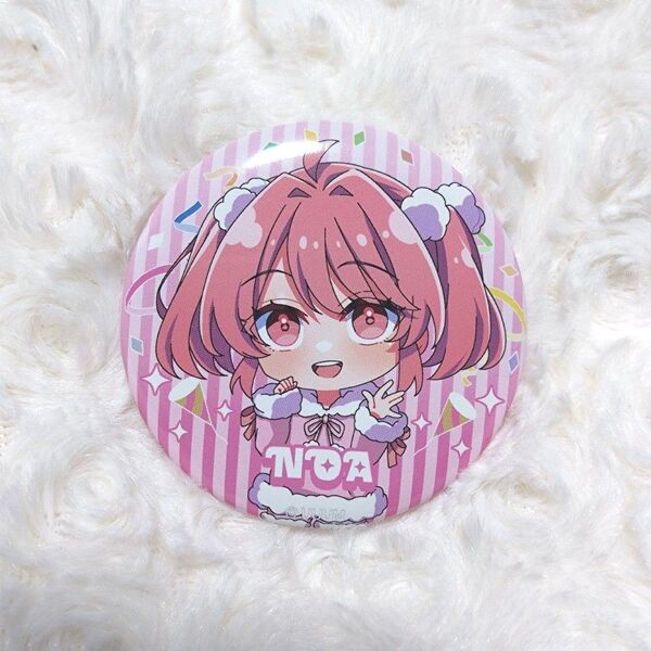 カラフルピーチ ぷぴぱ のあさん 缶バッジ