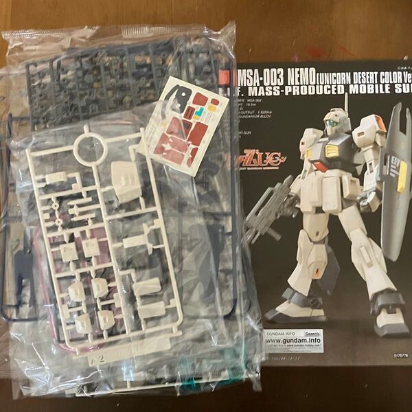 機動戦士ガンダム HG HGUC ネモ ユニコーンver 未組立 箱無し