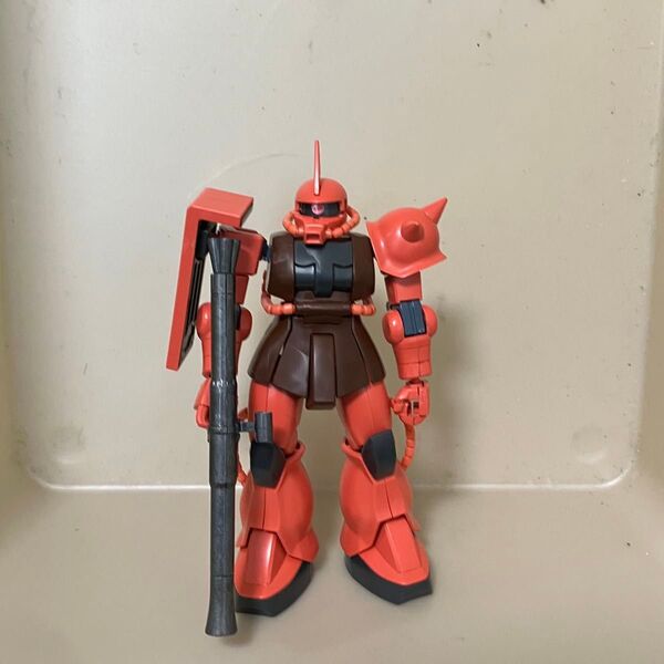 機動戦士ガンダム HG HGUC シャア専用 ザク 完成品 ジャンク 素組