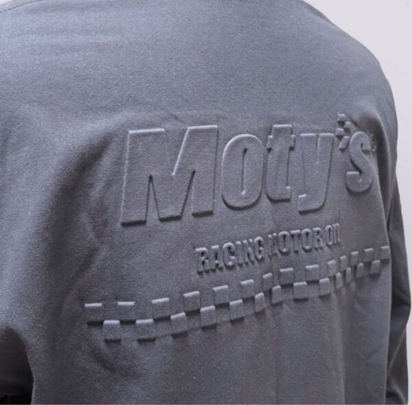 Moty’s モティーズ ロング Tシャツ L サイズ ブラック 限定 新品 未使用 エンボス ロゴ
