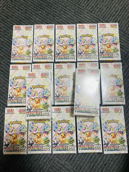 ポケモンカード テラスタルフェスex シュリンク付き 新品未開封 17ボックス 17box 17box