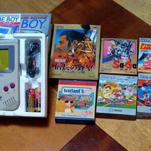 任天堂 ゲームボーイ本体+カートリッジ6本 作動確認済み
