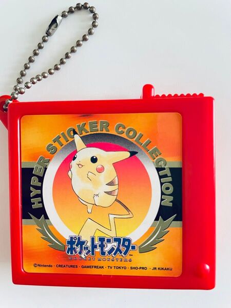 【レトロ】ポケモン シールケース ボールチェーン