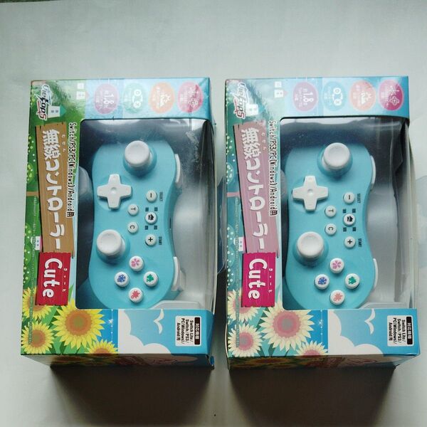 ■新品/即納 ■VietopS 無線コントローラーCute 2個セット Switch/PS3/PC/Android