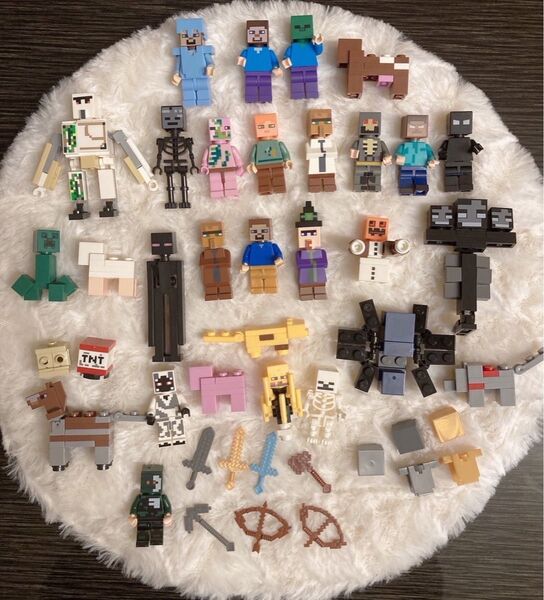 レゴ互換 マインクラフト マイクラ ミニフィグ 大量セット LEGO 互換 ブロック