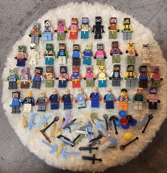 LEGO互換 ミニフィギュア大量セット マイクラ他含む 40個 処分価格 訳あり