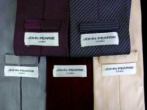 ◎超SALE◎№1253【全て・ジョンピアース「JOHN PEARSE」ネクタイ５本セットで！超お買得！】ネクタイ③