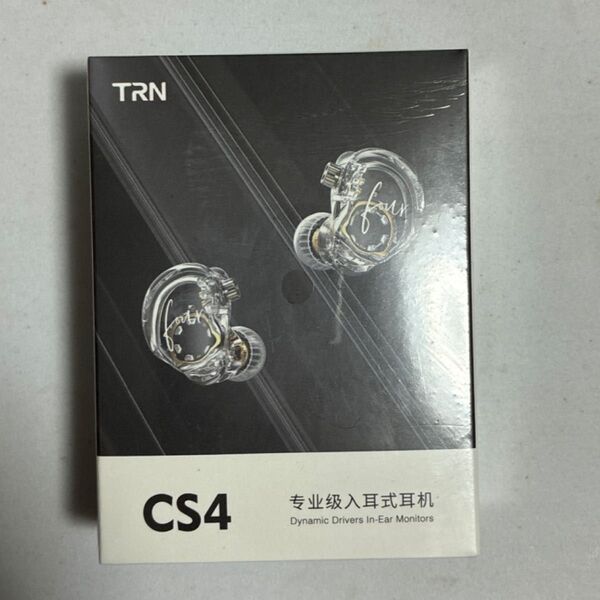 TRN CS4/イヤホン ヘッドホン イヤモニ IEM 3.5mm KZ CCA QDC 2Pin リケーブル ゲーミング
