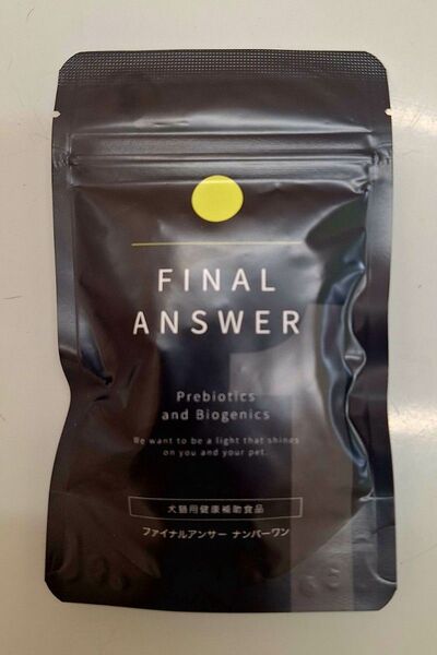 FINAL ANSWER No.1 犬用腸活 サプリメント 60粒入り