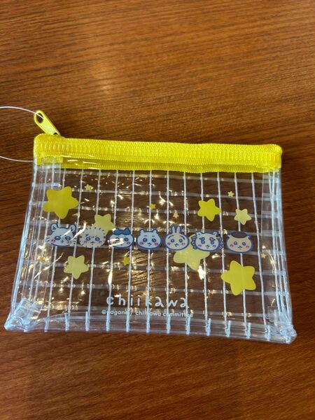 ちいかわ キャンドゥ ミニメッシュポーチ モモンガ うさぎ ポーチ セリア 黄