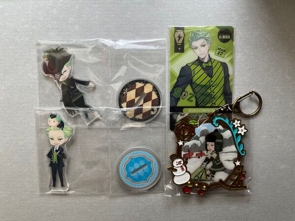 ツイステッドワンダーランド ツイステ セベク セベクジグボルト アクリルスタンド アクスタ チケット風しおり メタルキーホルダー