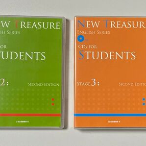NEW TREASURE ENGLISH SERIES CDs FOR STUDENTS Stage2&3セット
