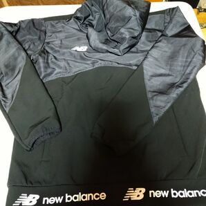 new balance パーカー 黒 サイドファスナー メンズMサイズ 春、秋、冬