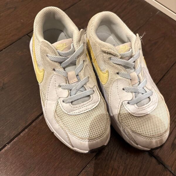 NIKE キッズ スニーカー 17cm ホワイト/イエロー