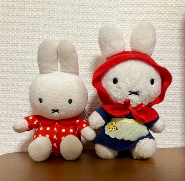 ミッフィー 赤ずきん ラブリードット ぬいぐるみ マスコット タカラトミー セキグチ キーホルダー ストラップ 当時もの レア