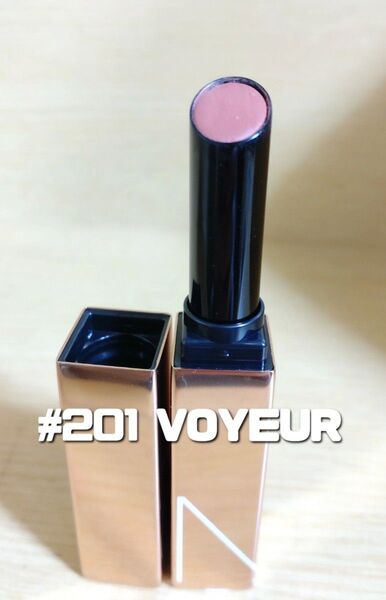 NARS ナーズ アフターグロー センシュアルシャイン リップスティック #201 VOYEUR ウォームブラウン