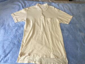 Karl Helmut Karl hell m Logo print polo-shirt L cream color /. pocket Pink House 