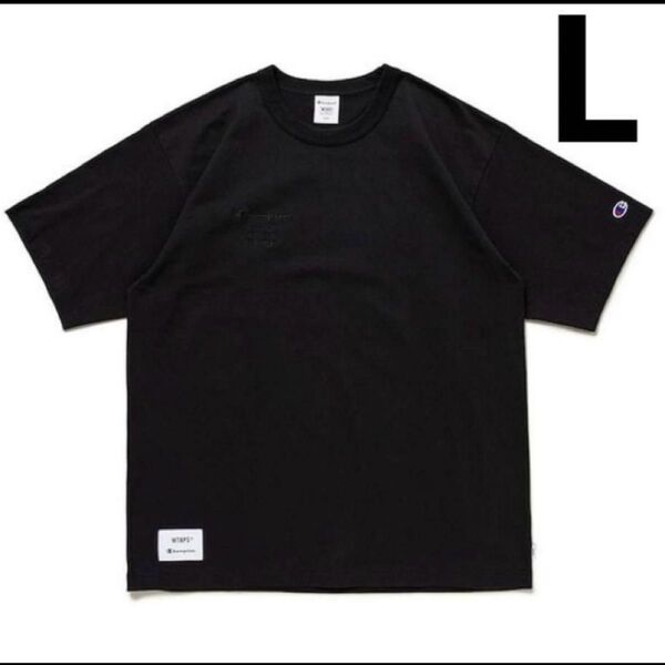 L Wtaps Champion Academy T-Shirts Black ダブルタップス Tシャツ チャンピオン