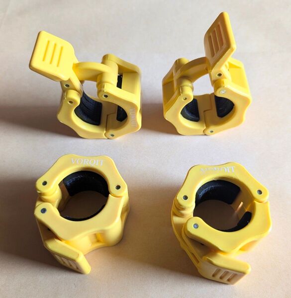 バーベルクリップ バーベルプレート止め スプリング シャフト スクリュー ストレートバーに対応 28mm 4個セット