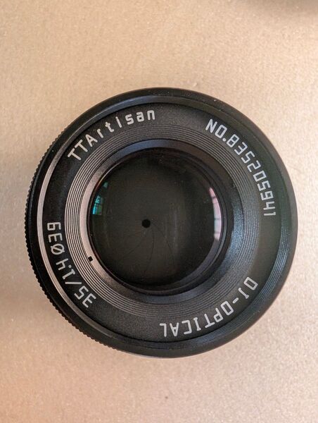 TTArtisan 35mm f/1.4 C Xマウント 富士フイルムX ブラック レンズ 銘匠光学