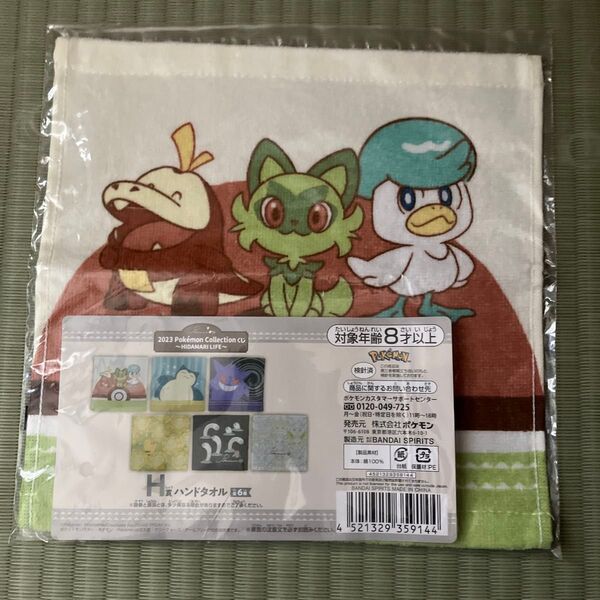 ポケットモンスター 2023 Pokemon Collection くじ H賞ハンドタオル